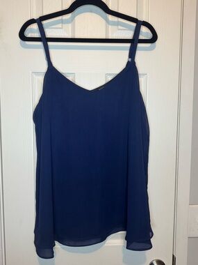 Torrid Navy Chiffon Cami